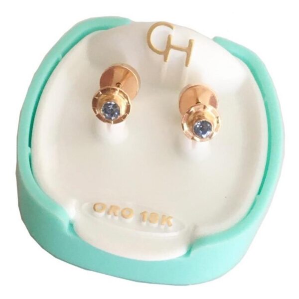 133 CH Strass mediano Agua Marina