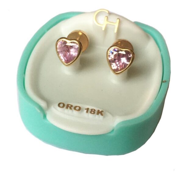 192 CH Corazón c/cubic Rosa