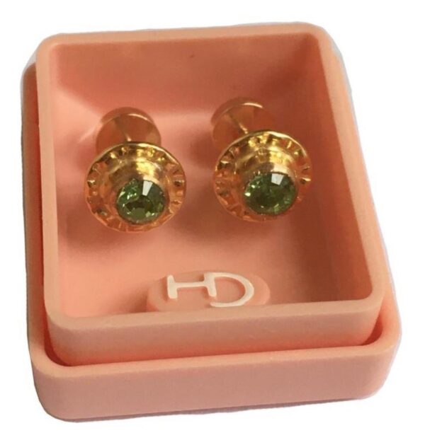 375 CH Strass grande Peridot (verde)