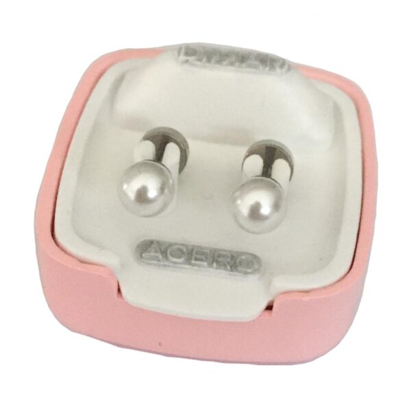 Acero Quirúrgico 316 Dimar Perla 4mm Blanca