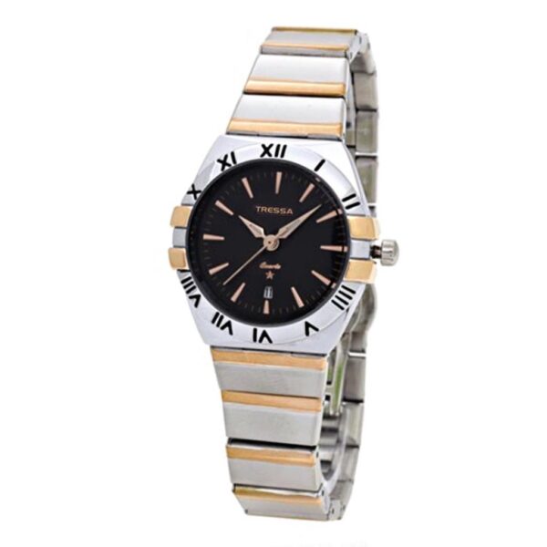 Reloj Tressa Novel Dama Combinado C/Negro