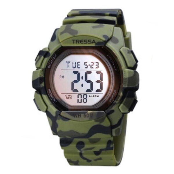 Reloj Tressa Ranga Camuflado Verde