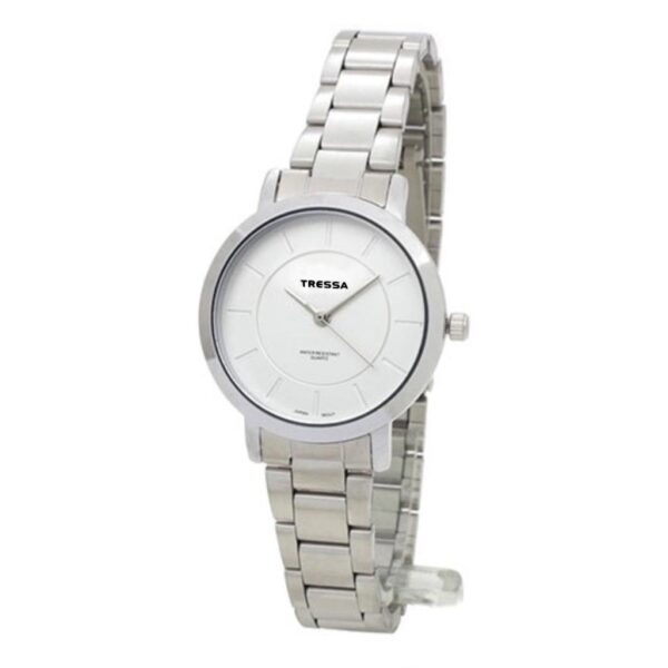Reloj Tressa Batik Dama Plateado C/Blanco