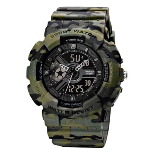Reloj Tressa Finn Camuflado Verde