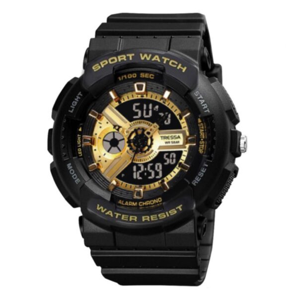 Reloj Tressa Finn Negro C/Dorado