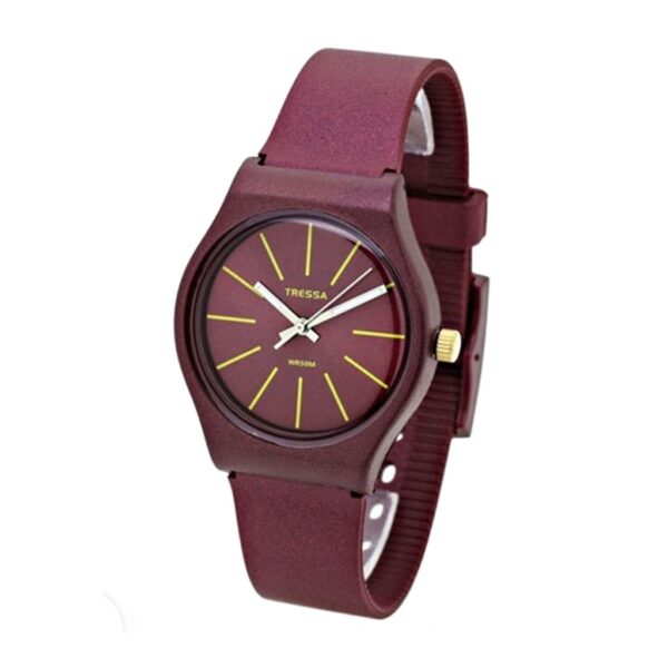 Reloj Tressa Funny Bordó C/Rayitas