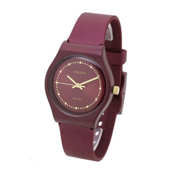 Reloj Tressa Funny Bordó C/Dorado