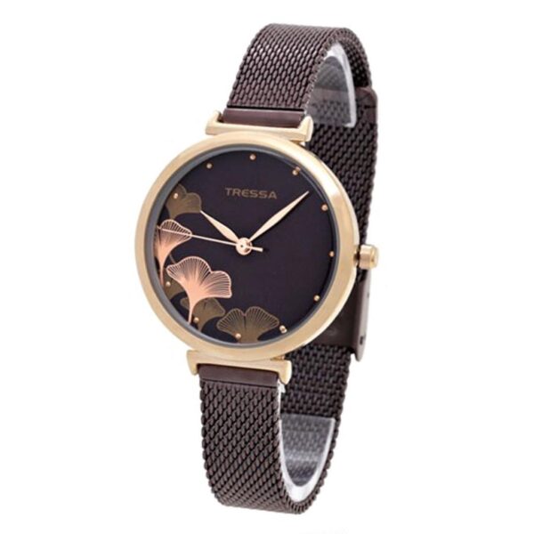 Reloj Tressa Lizie Marron Oscuro