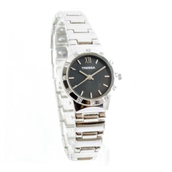 Reloj Tressa Ninna Plateado C/Negro