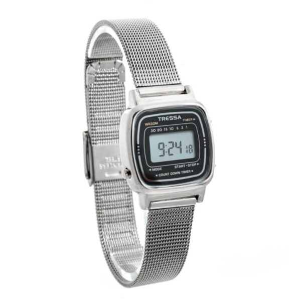Reloj Tressa Pomme Tejido Plateado