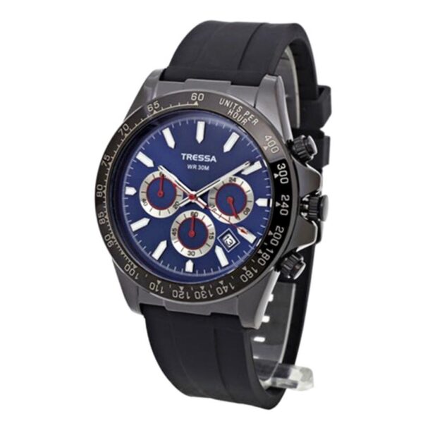 Reloj Tressa Rebel Negro C/Azúl