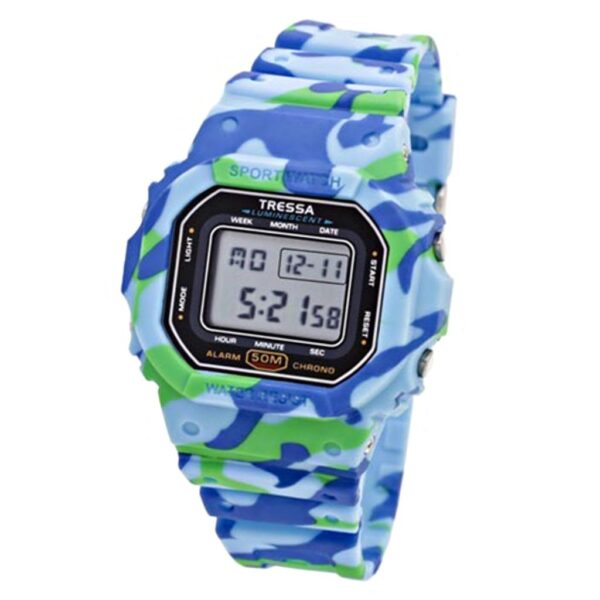 Reloj Tressa Trip Camuflado Celeste