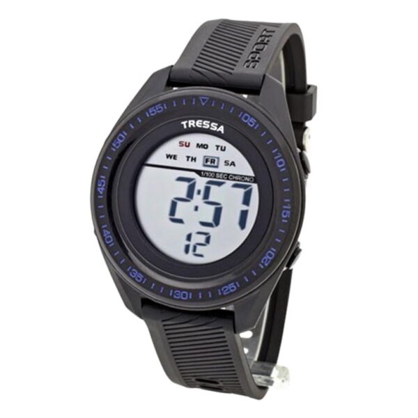 Reloj Tressa Camilo Negro C/Azúl