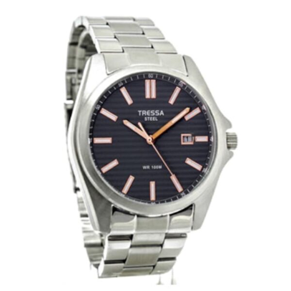 Reloj Tressa Trevor Negro C/Palitos Rose