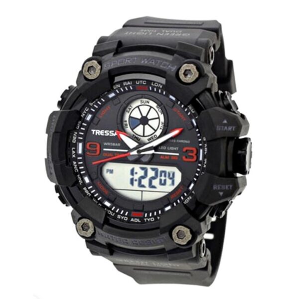 Reloj Tressa Benito Negro C/Rojo