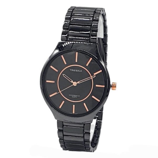 Reloj Tressa Silas Negro C/Rose