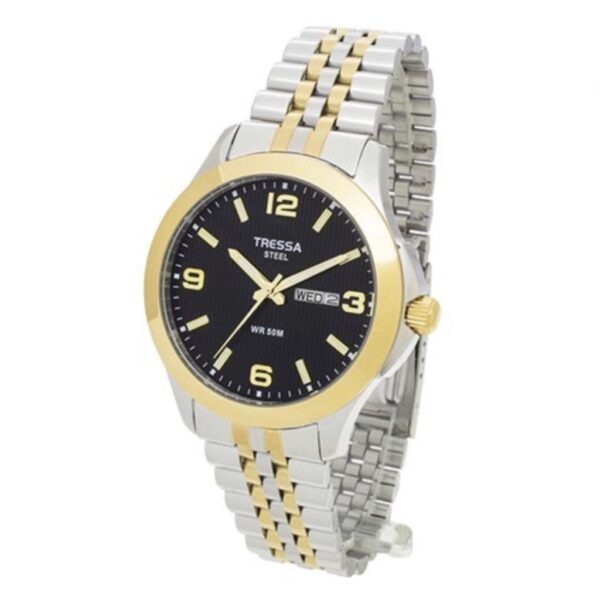 Reloj Tressa Citi Hombre Combinado Negro C/Números