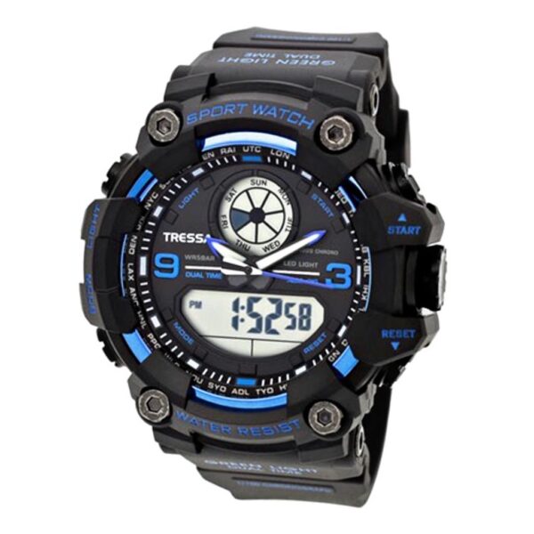 Reloj Tressa Benito Negro C/Azúl