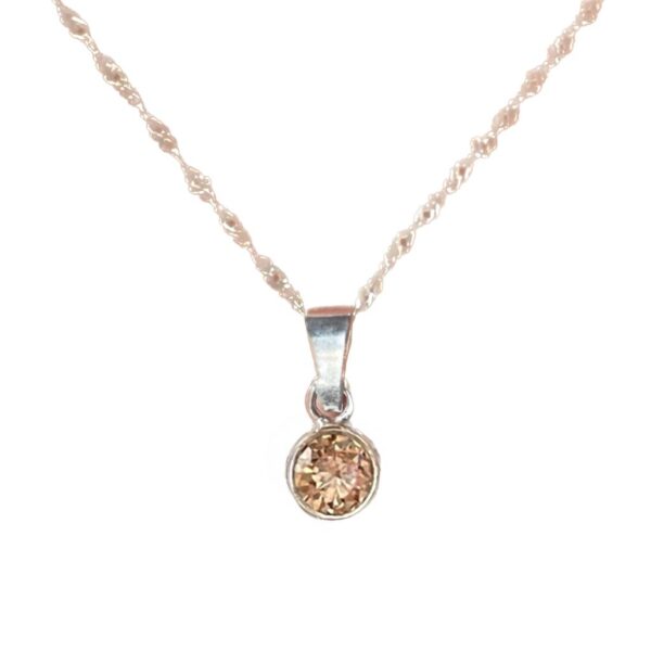 Cadenita Con Dije Susanito C/Cubic Champagne
