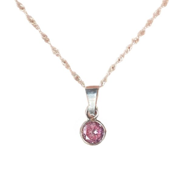 Cadenita Con Dije Susanito C/Cubic Rosa