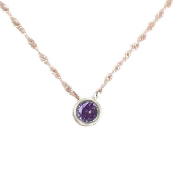 Cadenita Con Dije Susano Pasante Violeta
